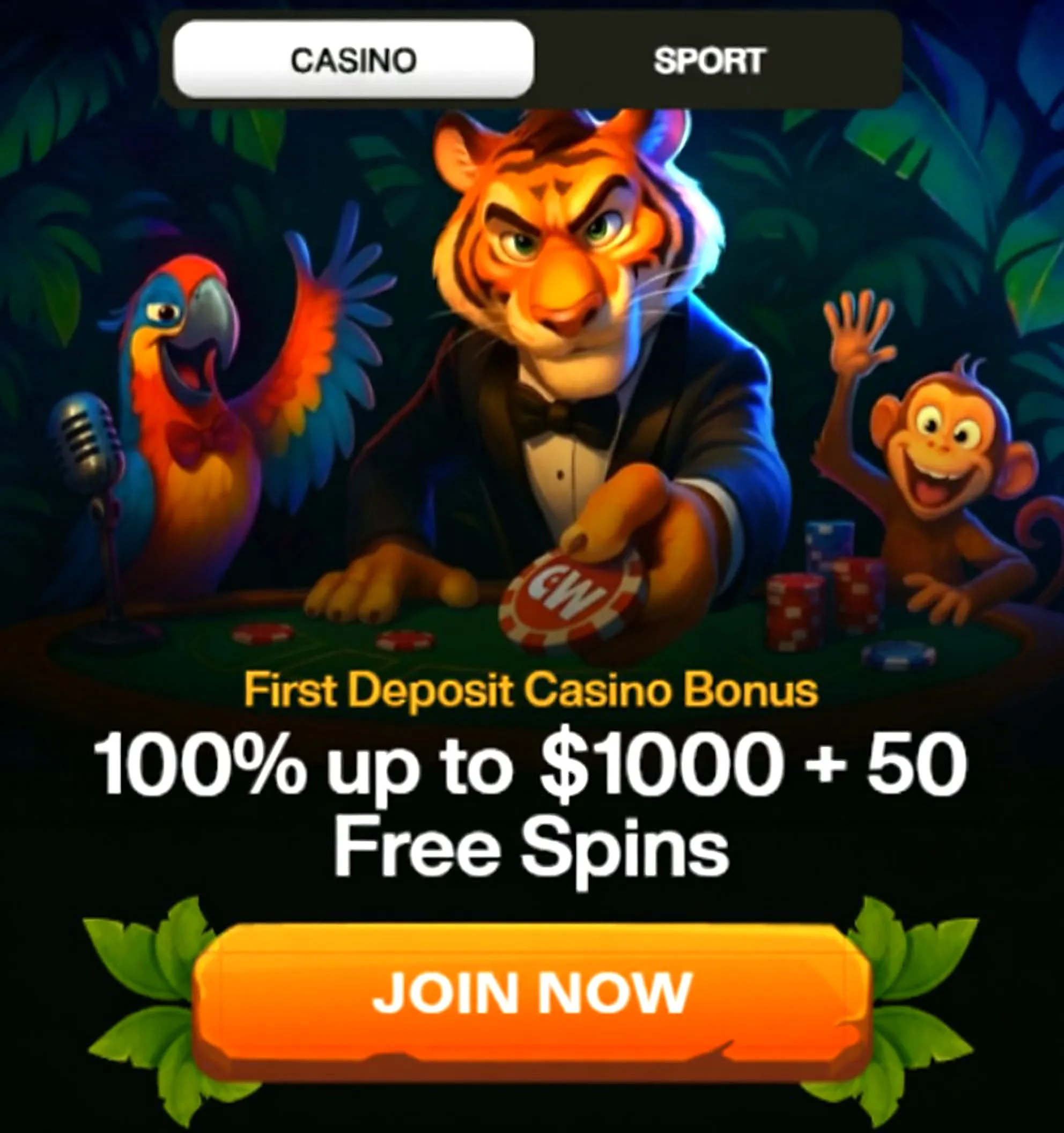 first deposit bonus cashwin